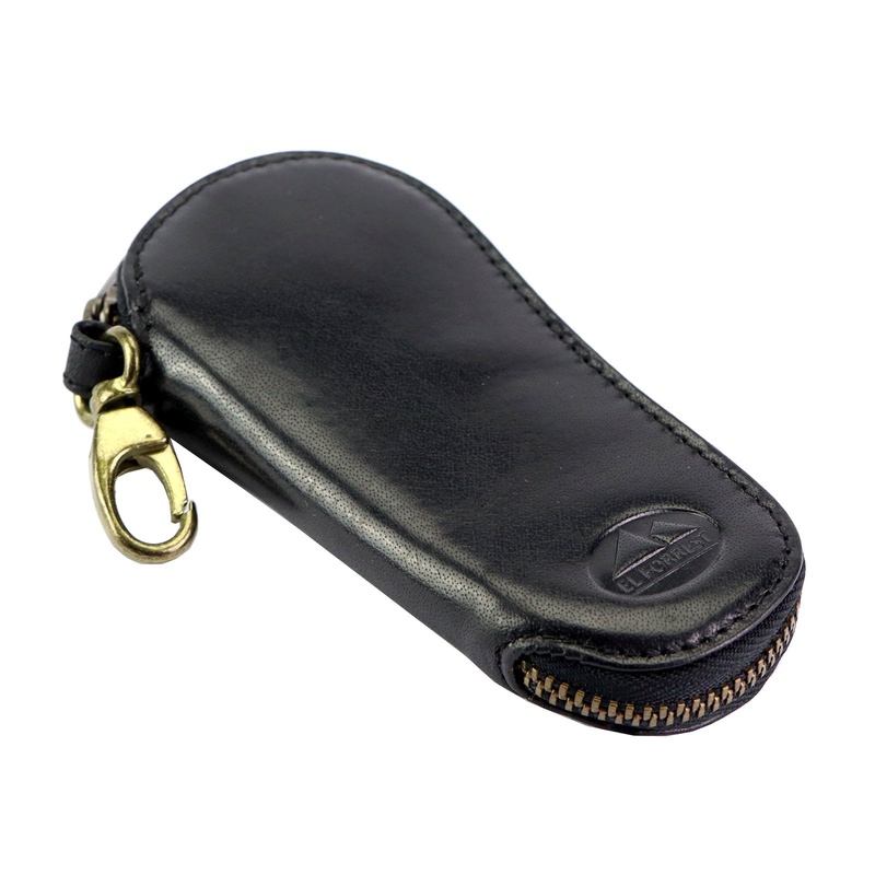 EL FORREST etui na klucze pokrowiec skóra naturalna 2 karabińczyki