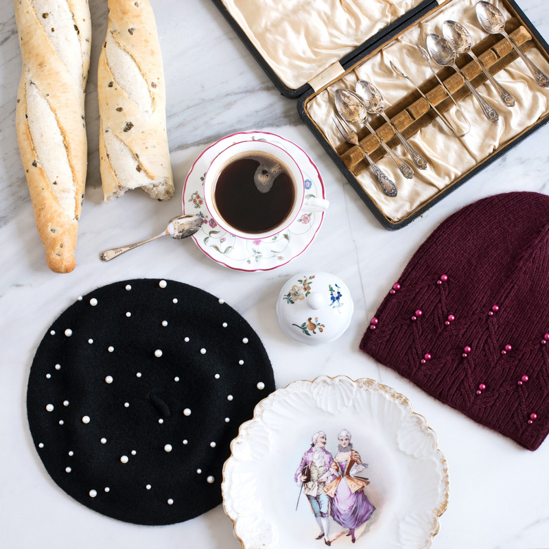 Beret Delicate Pearl