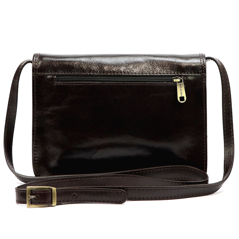 Florence damska listonoszka 3 komory torebka na ramię skóra naturalna