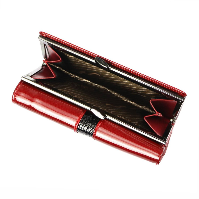 Skórzany damski portfel Cavaldi H23-2-DBF