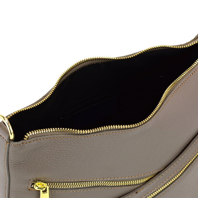 MiaMore damska listonoszka skóra naturalna torba na ramię z kieszeniami