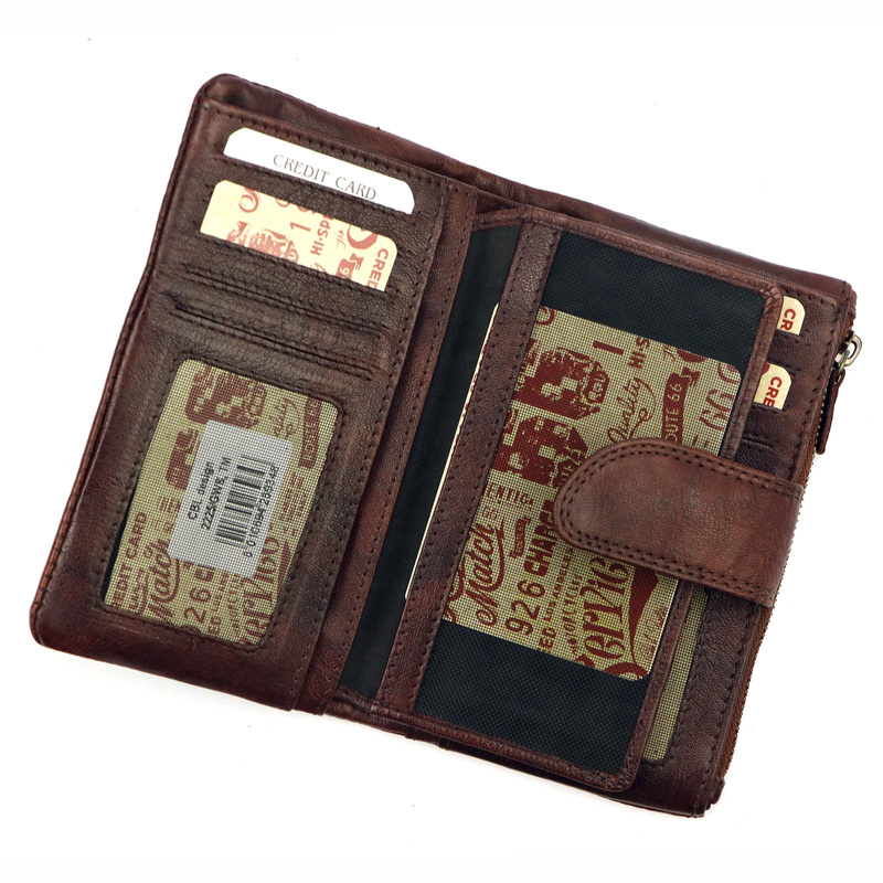 Skórzany damski portfel Route 66 CBL2225-GWS