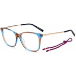 Okulary M MISSONI MMI-0015-3LG. Okulary, Kolor niebieski brązowy. Kobieta.
