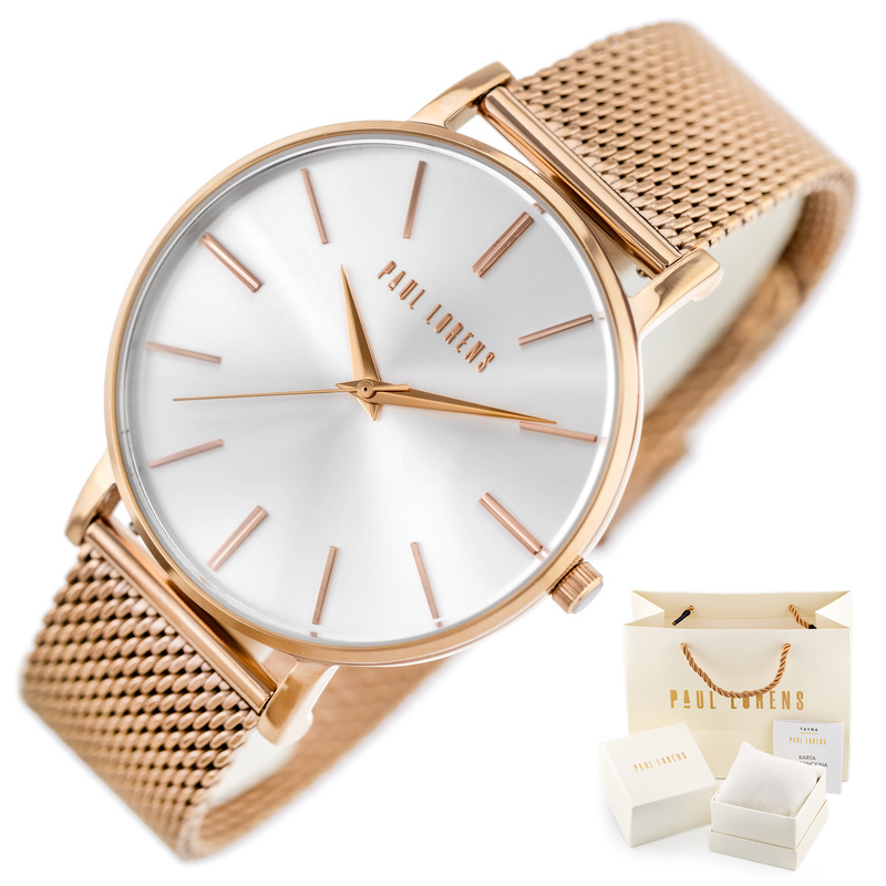 ZEGAREK DAMSKI PAUL LORENS - PL10401B-3D3 (zg505e) + BOX