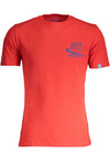 AVX T-SHIRT MĘSKI Z KRÓTKIM RĘKAWEM AVIREX DEPT CZERWONY