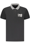 CAVALLI CLASS POLO KRÓTKI RĘKAW MĘSKI CZARNY