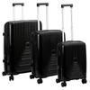Pierre Cardin Zestaw Walizek Podróżnych 3w1 ABS Na Kółkach Zamek Szyfrowy