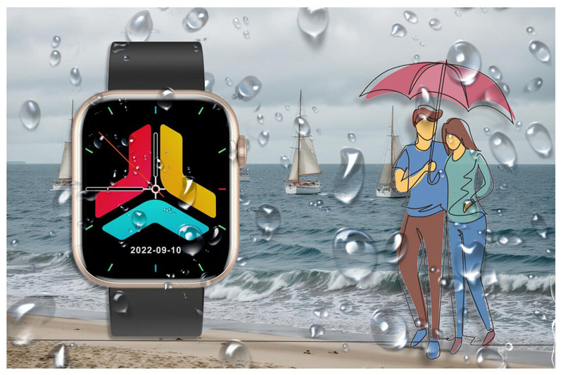 SMARTWATCH UNISEX GRAVITY GT3-2 - ROZMOWY BLUETOOTH, WŁASNE TARCZE (sg022b)