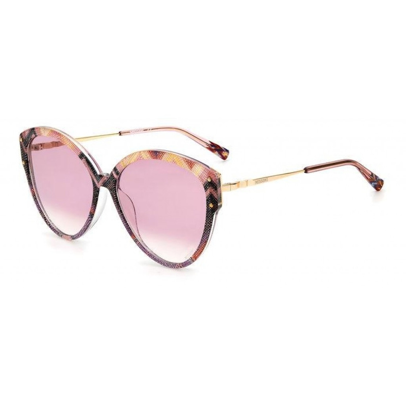Okulary MISSONI MIS-0004SOB3. Okulary przeciwsłoneczne, Kolor różowy. Kobieta.