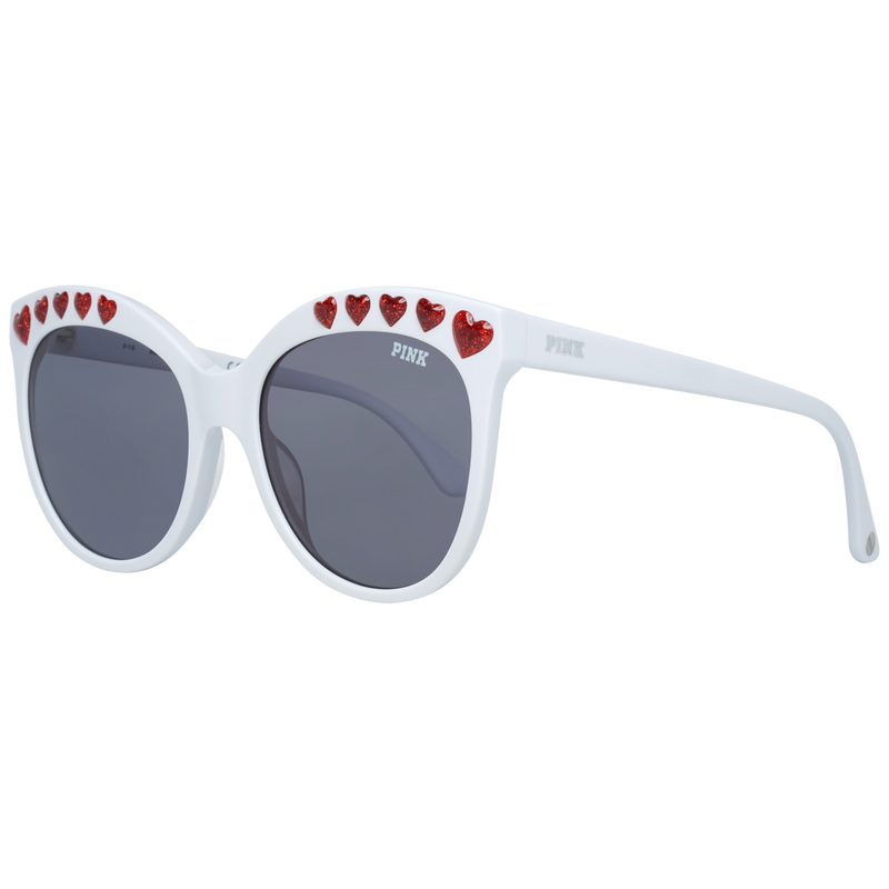 Okulary VICTORIA'S SECRET PINK PK0009-5725A. Okulary przeciwsłoneczne, Kolor biały. Kobieta.