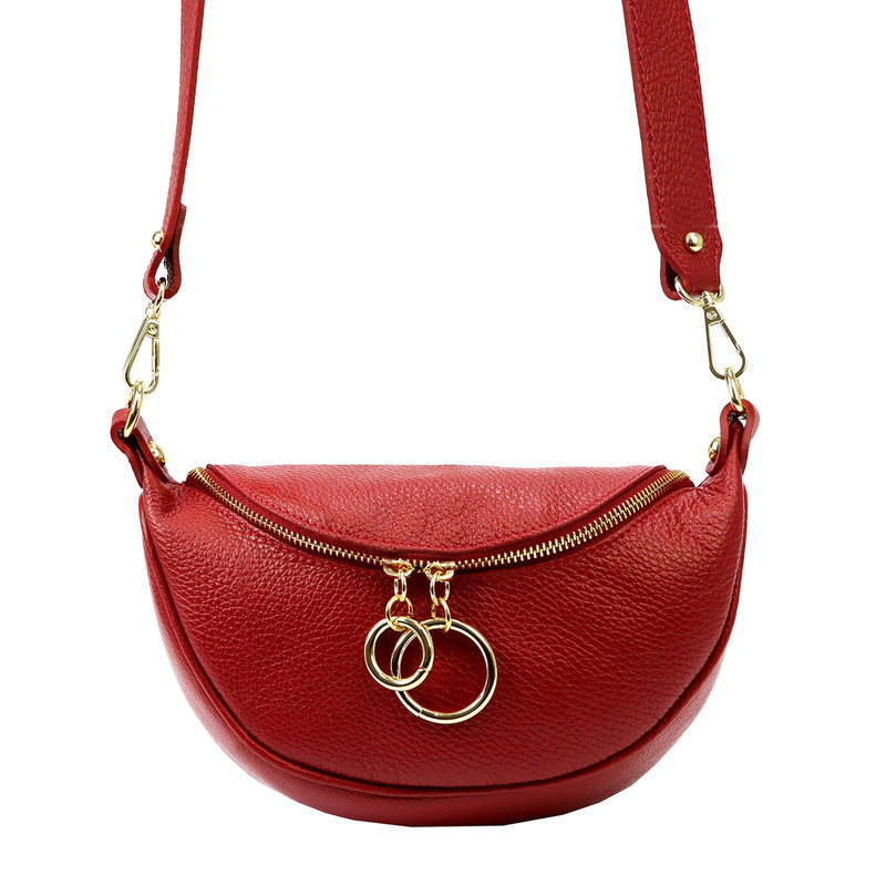 Vera Pelle damska listonoszka skóra naturalna torebka przez ramię miejska