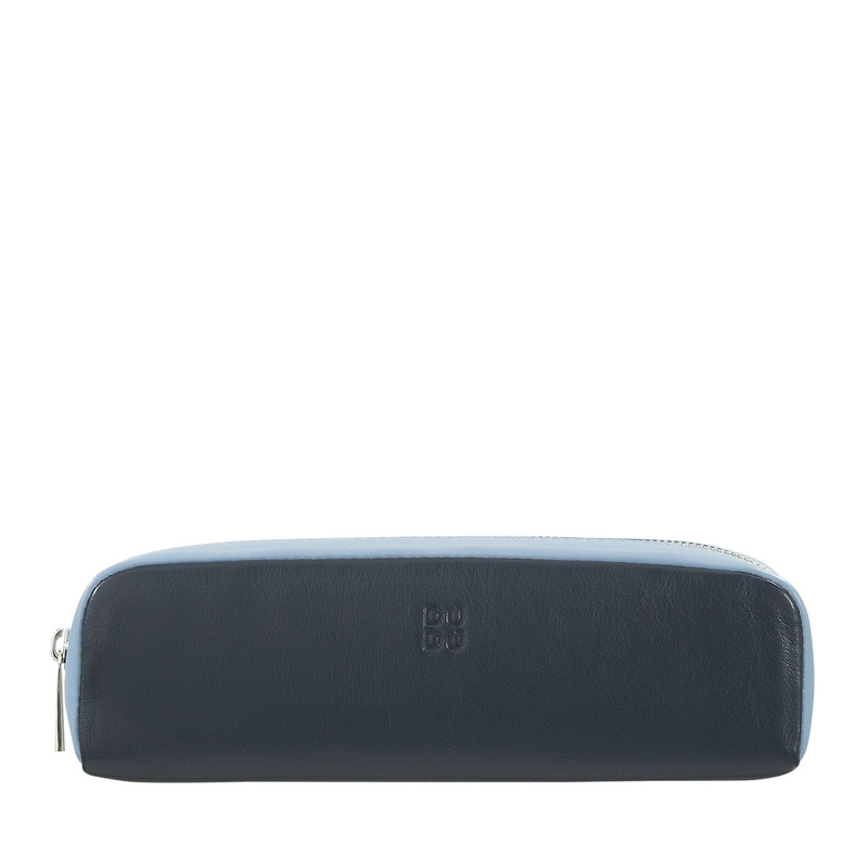 DuDu mały Piórnik etui na długopisy skóra naturalna zapinany na suwak