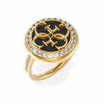 Biżuteria GUESS JUBR02148JWYG. Pierścionek, Kolor złoty. Kobieta.