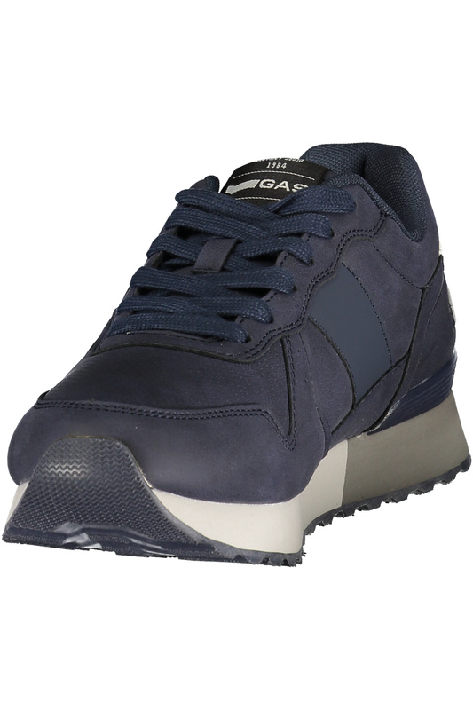 Niebieskie sneakersy męskie GAS Gam 623220 – szare detale