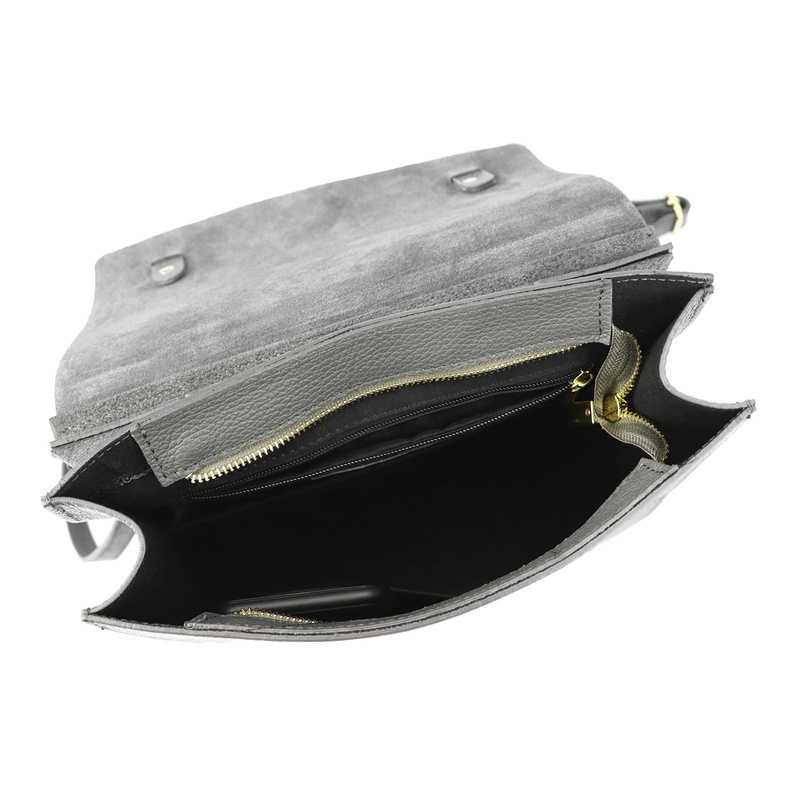 Luka plecak miejski damski skóra naturalna styl vintage z kieszeniami