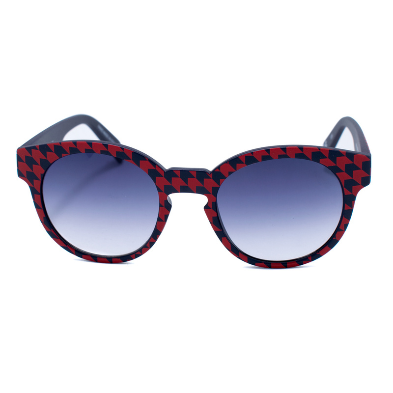 Okulary ITALIA INDEPENDENT 0909T-PDP-053. Okulary przeciwsłoneczne, Kolor czarny czerwony. Kobieta.