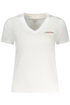 BIAŁY T-SHIRT DAMSKI Z KRÓTKIM RĘKAWEM GUESS JEANS