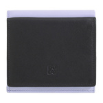 DuDu portmonetka portfel skóra naturalna Mała kontrastujące kolory RFID