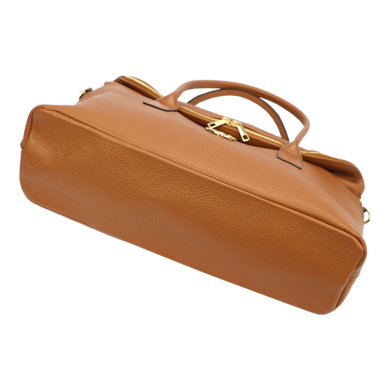 Gregorio Duża torebka damska do ręki elegancka ze skóry naturalnej