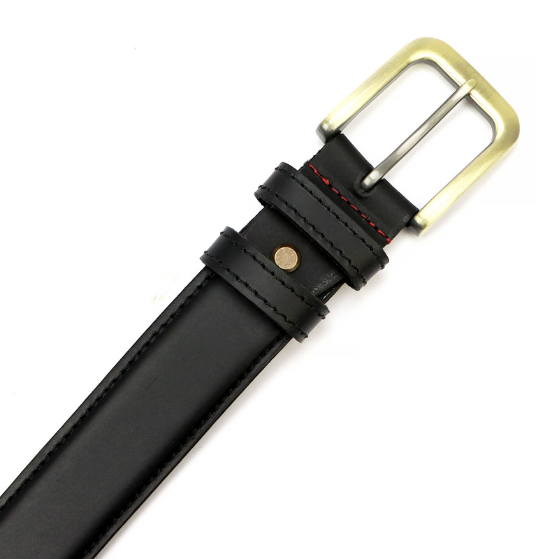 EL FORREST męski pasek do spodni skóra naturalna stylowy klasyczna klamra