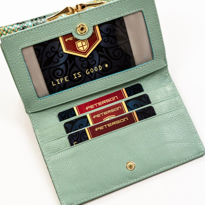 Skórzany damski portfel Peterson PTN 42108-SFL