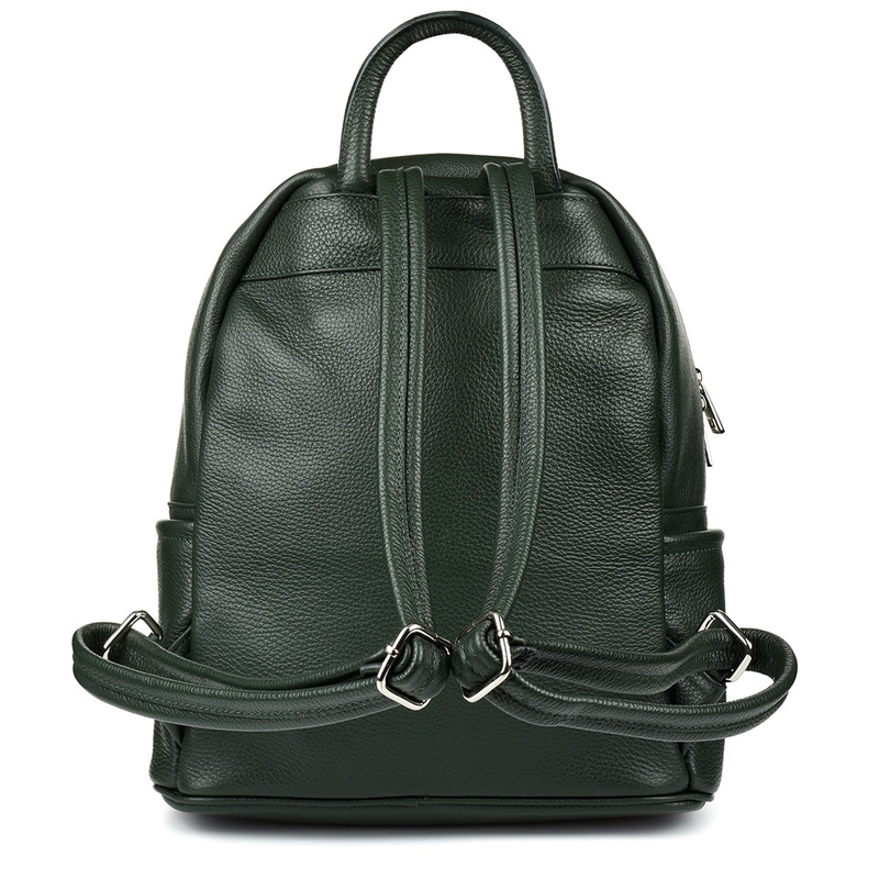 Skórzany plecak A4 duży pojemny do szkoły Włoski P16