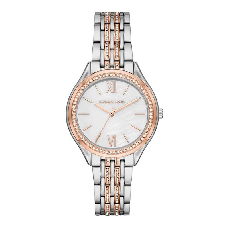 Zegarek MICHAEL KORS MK7077. Kwarcowy, Kolor biały. Kobieta.