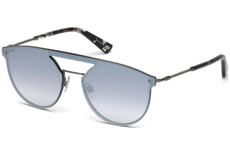 Okulary WEB EYEWEAR WE0193-08C. Okulary przeciwsłoneczne, Kolor szary. Unisex.