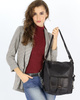 Torba skórzana dla wymagających z opcją plecak old school leather bag - MARCO MAZZINI czarny