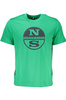 ZIELONY MĘSKI T-SHIRT Z KRÓTKIM RĘKAWEM NORTH SAILS