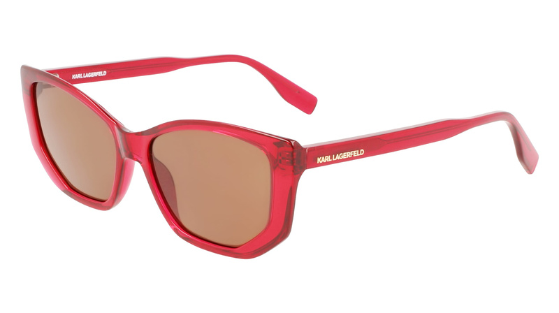 Okulary KARL LAGERFELD KL6071S-628. Okulary przeciwsłoneczne, Kolor czerwony. Kobieta.