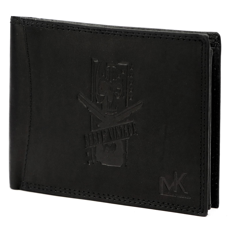 Skórzany męski portfel Money Kepper CDD 5600 REBEL VINTAGE