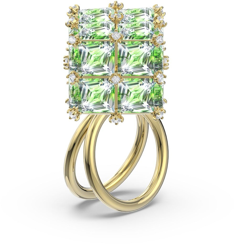 Biżuteria SWAROVSKI 5610908. Pierścionek, Kolor zielony. Kobieta.