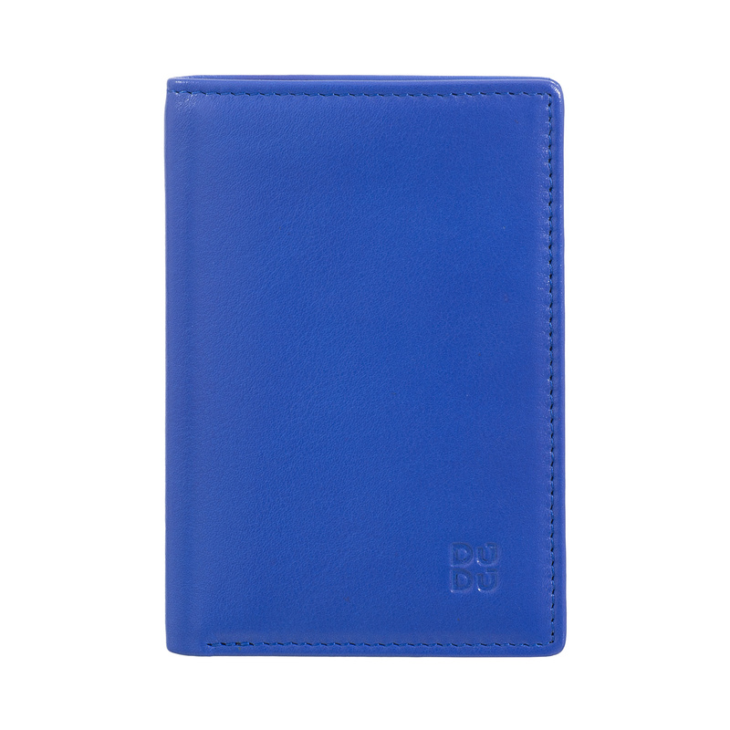 DuDu portfel męski skóra naturalna etui na karty pionowe składane