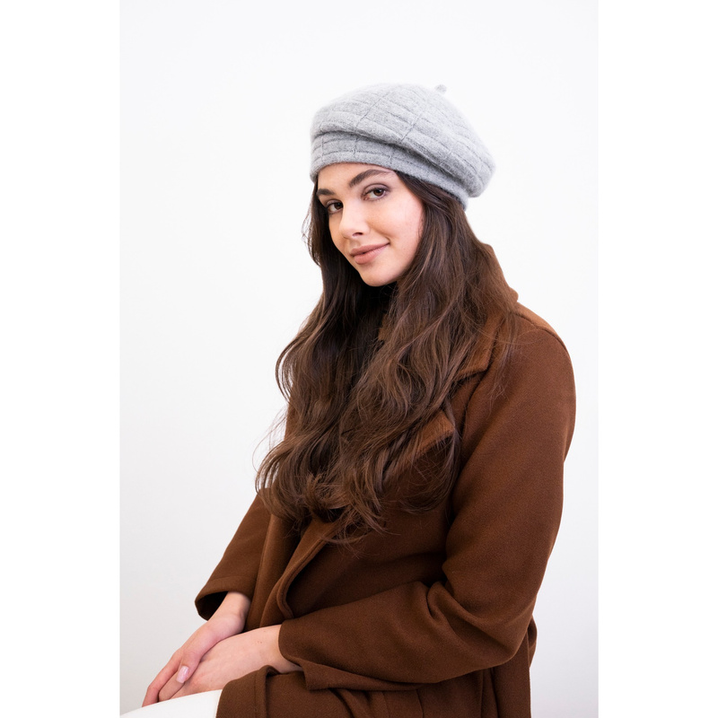 Beret Shaggy Plum