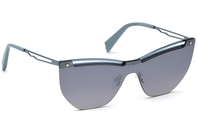 Okulary JUST CAVALLI JC841S-84C. Okulary przeciwsłoneczne, Kolor niebieski szary. Kobieta.