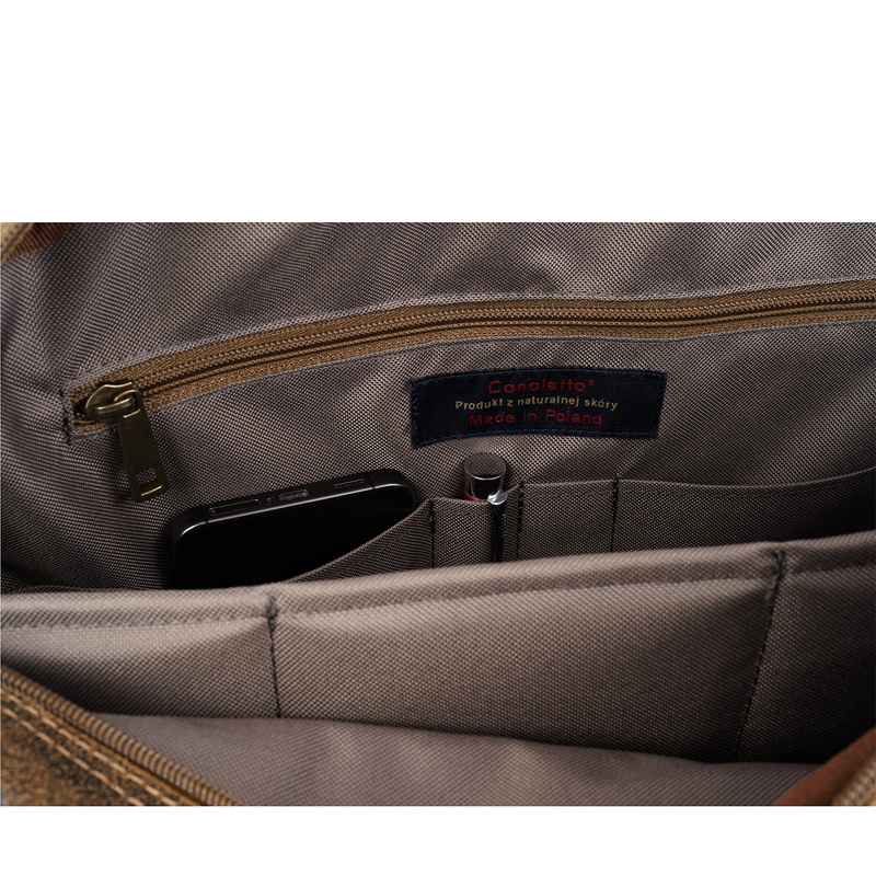 Męska Aktówka Canaletto Vintage TM350s235