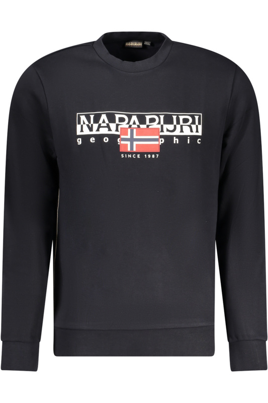 NAPAPIJRI MĘSKA BLUZA BEZ ZAMKU, CZARNA