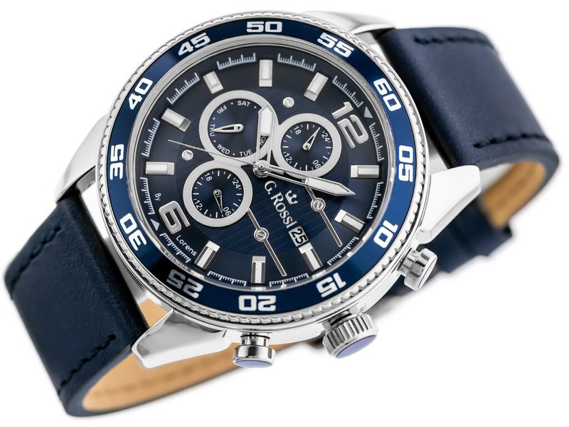 ZEGAREK G. ROSSI - E7131A-1A3 - EXCLUSIVE (zg287c) + BOX