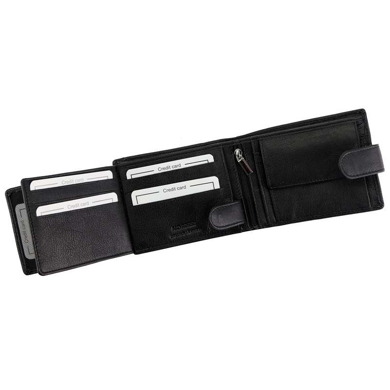 Skórzany męski portfel Nordee SLANGE 035L