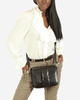 Torebka skórzana crossbody bag MAZZINI VERONA - czarna