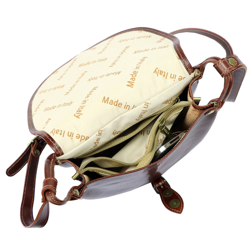 Florence damska listonoszka skóra naturalna torebka na ramię klapa magnes