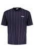 NIEBIESKI T-SHIRT MĘSKI FILA Z KRÓTKIM RĘKAWEM