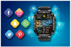 SMARTWATCH MĘSKI GRAVITY GT6-1 - WYKONYWANIE POŁĄCZEŃ, MONITOR SNU (sg020a)