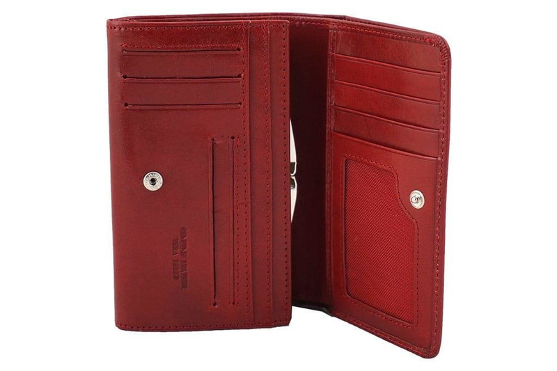 Barberini's klasyczny portfel damski - Czarny