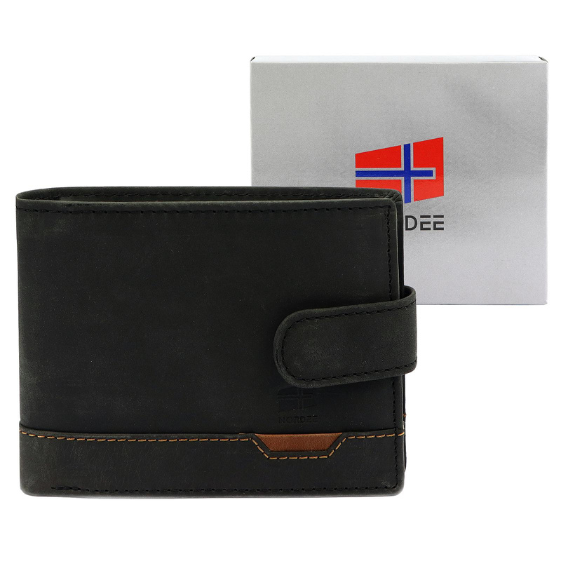 Skórzany męski portfel Nordee HJORT N992L