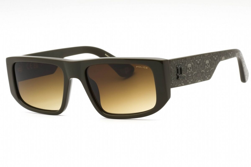 Okulary POLICE SPLL13M55073M. Okulary przeciwsłoneczne, Kolor zielony. Mężczyzna.