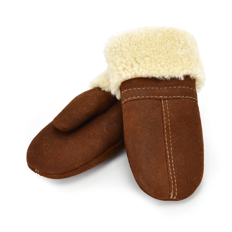 Ciepła damska rękawiczka z jednym palcem, kożuchowa Podhale