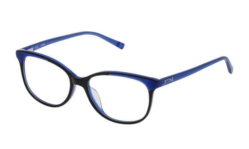 Okulary STING VST117520V13. Okulary, Kolor czarny niebieski. Kobieta.