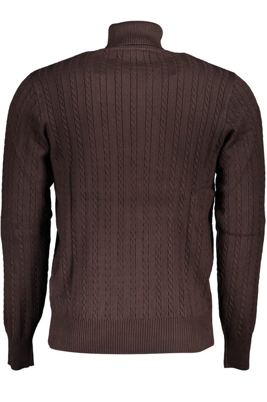 BRĄZOWY SWETER MĘSKI US GRAND POLO
